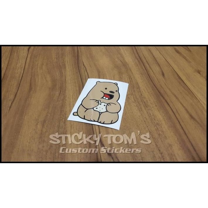 

DISKON STIKER WE BARE BEARS GRIZZLY LUCU IMUT
