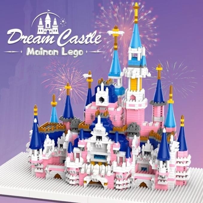 Brick Block Mainan Balok Model city Edukasi Mainan Block Minicraft