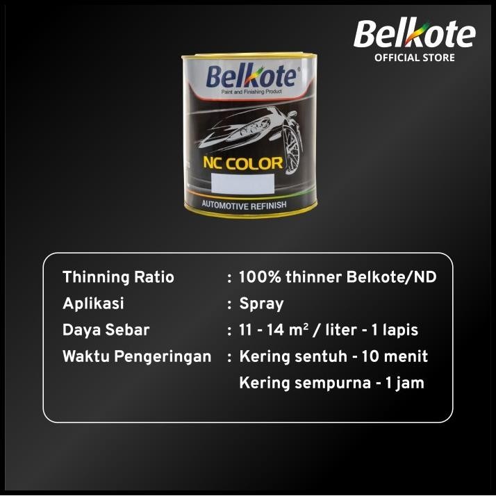 GRATIS ONGKIR CAT DUCO BELKOTE NC COLOR SERIES (PINK MAGENTA, 1L) MOBIL 