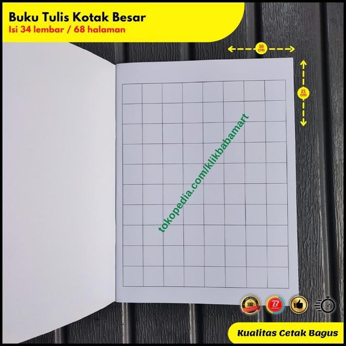

TERMURAH BUKU TULIS KOTAK BESAR COCOK UNTUK BELAJAR MENULIS MANDARIN !