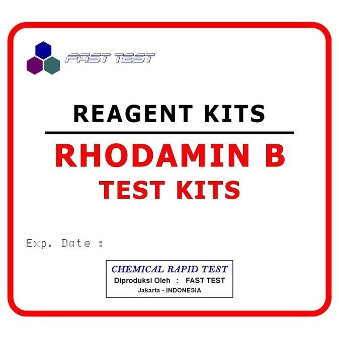 Test Kit Rhodamin B, Alat Uji Cepat Kandungan Pewarna Rhodamine-B