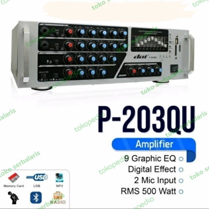 Gercep Power Amplifier Dat P203Qu Termurah