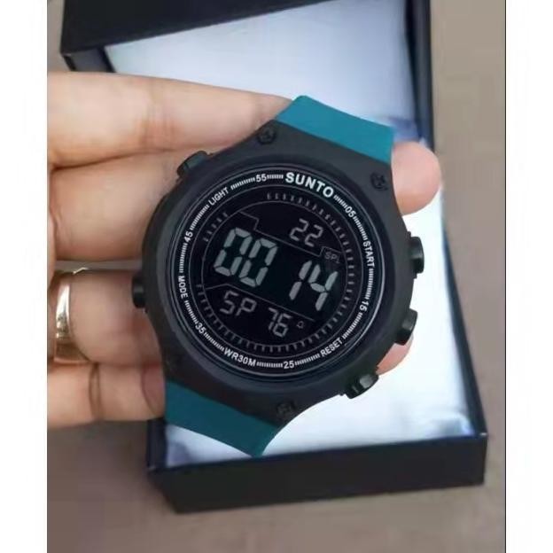 io-98 JAM TANGAN SUNTO MODEL SKYMAX / JAM TANGAN PRIA DIGITAL SPORT RUBBER TAHAN AIR / JAM TANGAN PR