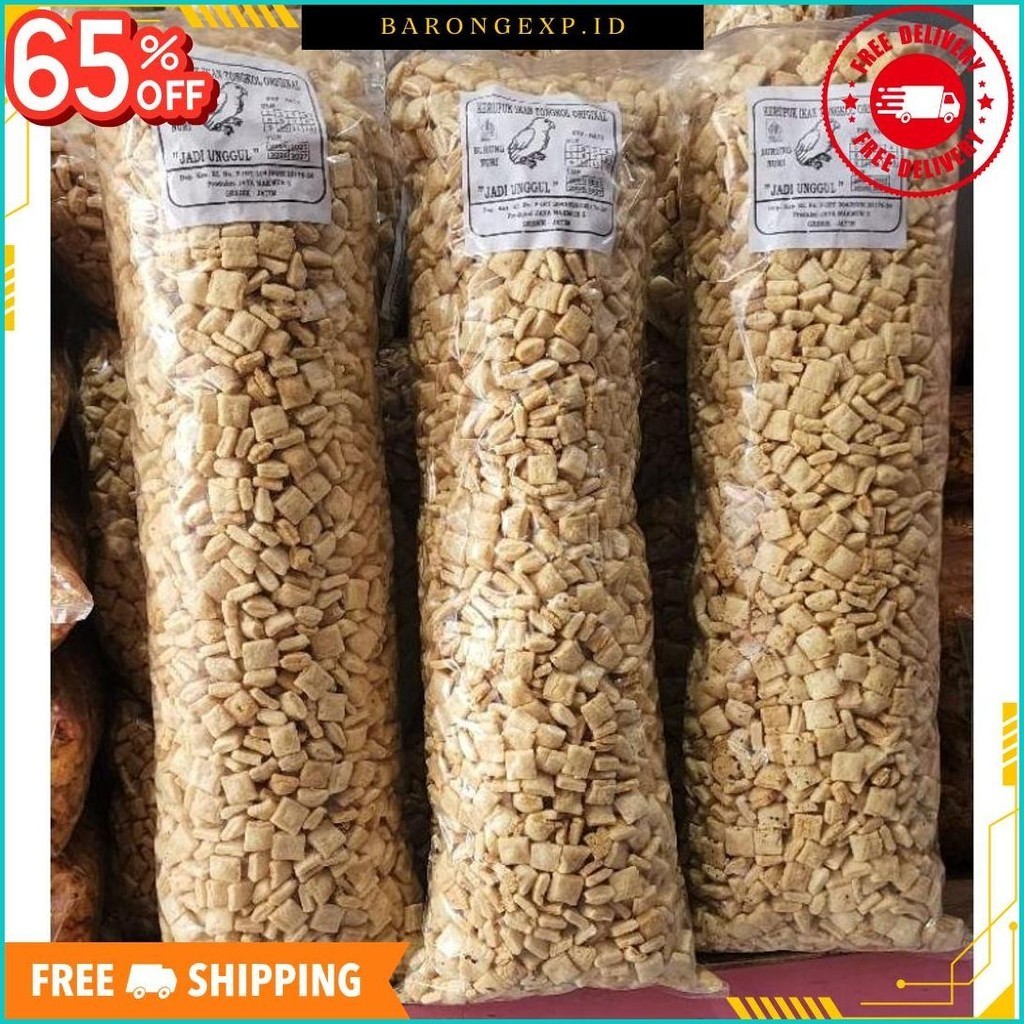 

1Ball Kerupuk Rambak Tahu Kotak Original 1Kg Siap Kirim
