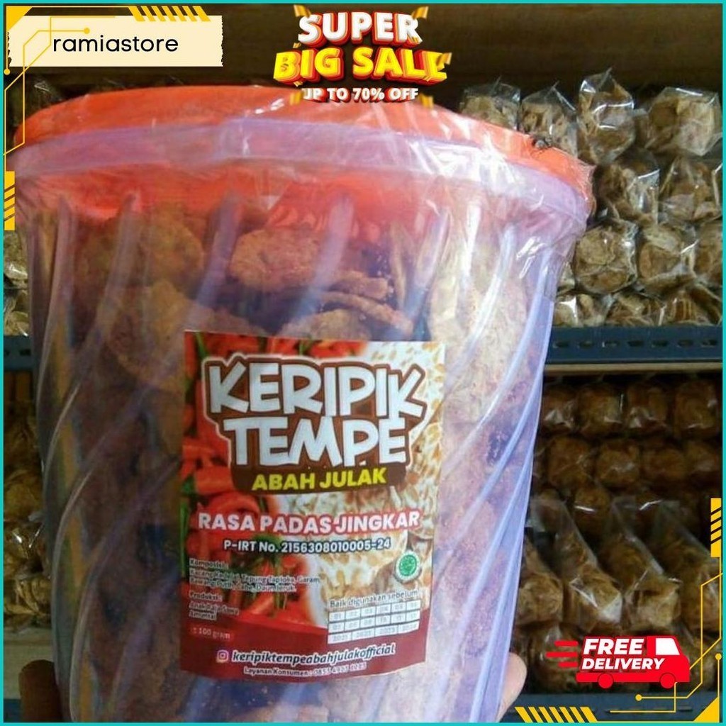 

Keripik Tempe Toplesan Termurah Banget