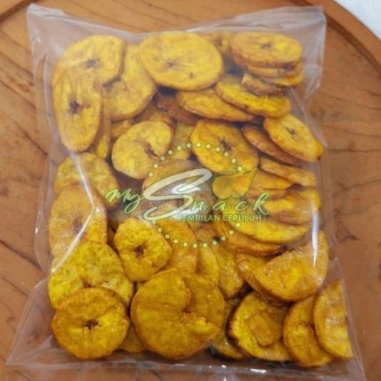 

LI34 KERIPIK KRIPIK PISANG ASIN PANJANG KOIN MANIS SNACK CEMILAN KILAON Sale