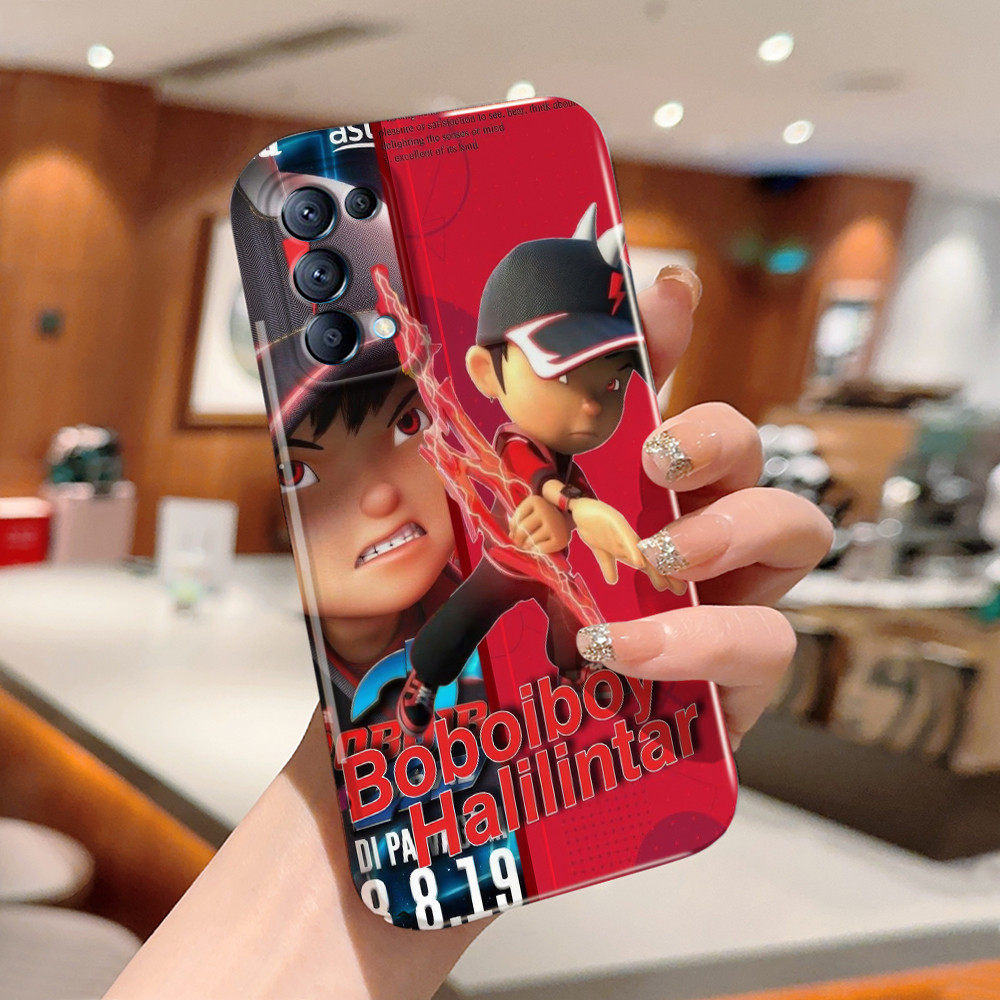 Hard case Akrilik Feilin Kompatibel Untuk OPPO F9 F11 Reno 5 Reno8 5G aesthetics ponsel casing  BoBo