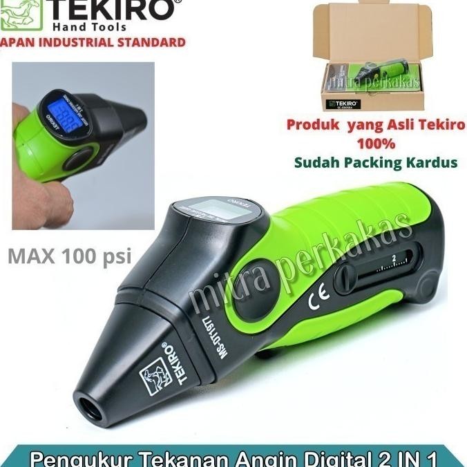 Alat Pengukur Tekanan Angin Ban Digital Tekiro