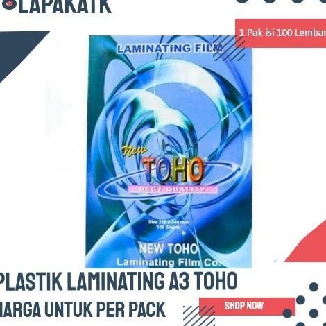 Plastik Laminating Toho A3 / Laminating A3 Toho