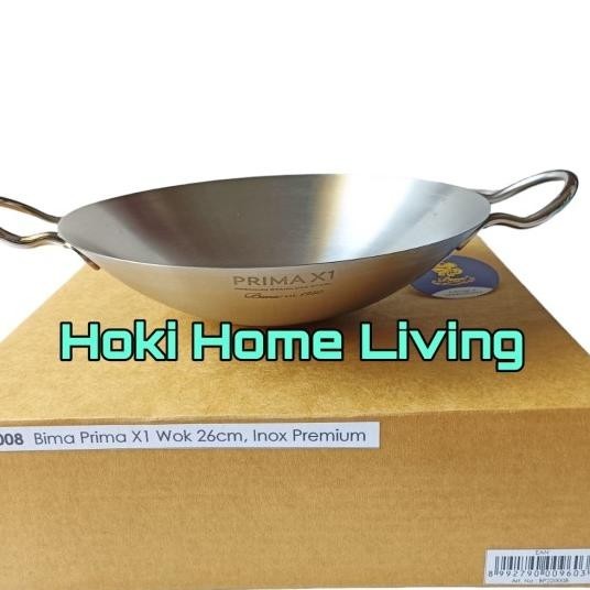 Wajan Kuali Stainless Bima Prima X1 Inox Premium 25Cm 30Cm 32Cm 36Cm Bp220008 Bp220009 Bp2200012 Bp2