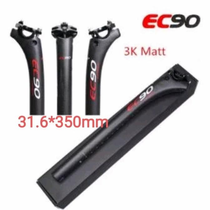 Seatpost Ec90 Carbon Size 31.6 X 350Mm - Seatpost Sepeda Mtb