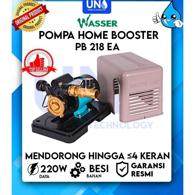 Pompa Pendorong Air Booster Wasser Pb 218 Ea / Pb218Ea / Pb-218 Ea