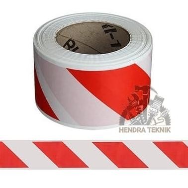 

At43 Police Line hitam-kuning merah-putih Garis Polisi 2 Inchi x 300Meter pita pembatas savety 50mm Sale