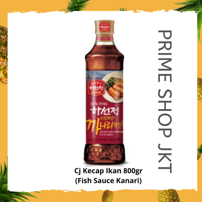 Cj Hasunjung Kecap Ikan Fish Sauce Kanari Korea 800Gr Canary Korea