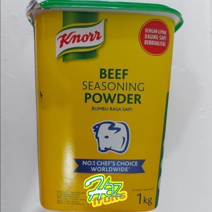 

Knorr - Beef Seasoning Powder 1Kg / Kaldu Sapi Bubuk 1 Kg