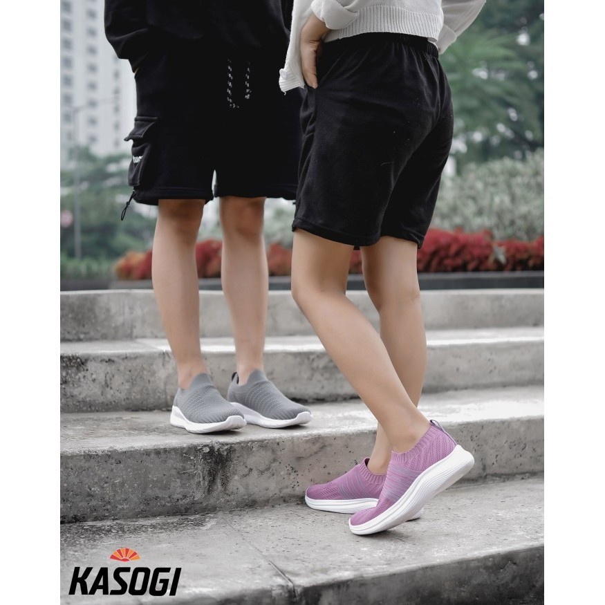 Sepatu Kasogi Slip On Wanita Dewasa Casual Selop Paris