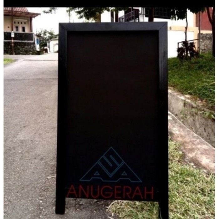 

1side Chalkboard Menu 50x80cm Standing Papan Tulis Kapur Murah