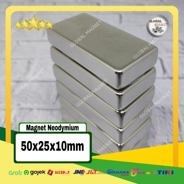 MAGNET NEODYMIUM / MAGNET PERSEGI 50X25X10mm