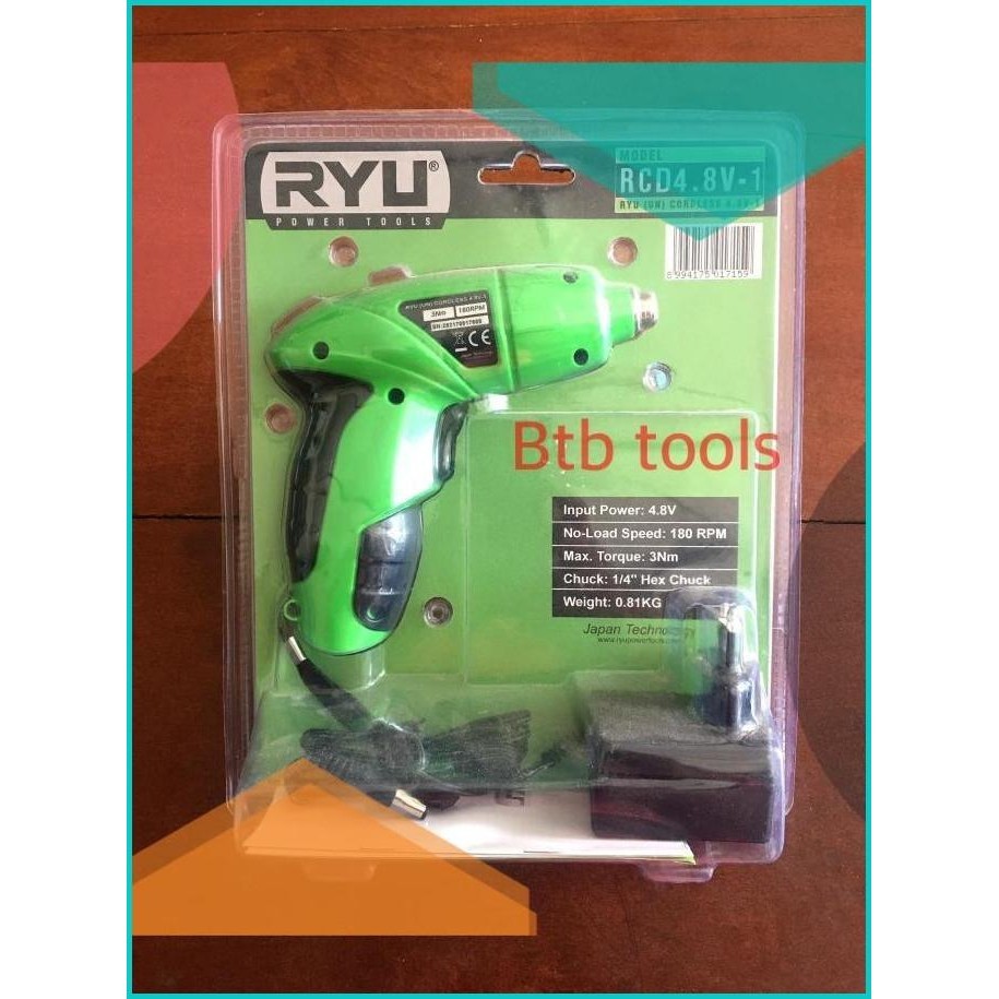 BOR CORDLESS / BOR CHARGER RYU RCD 4,8V -1 TEKIRO 8JVLZ4 perkakas