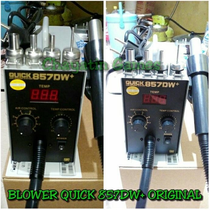 Blower / Solder Uap Quick 857Dw+ Ori (Digital)