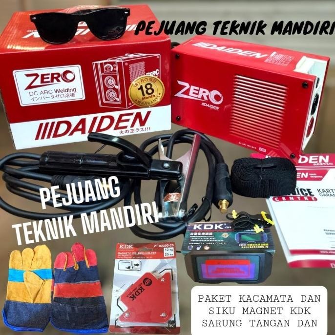 Mesin Las Daiden Zero / Trafo Las Inverter 900 Watt Daiden Zero 2.6Mm