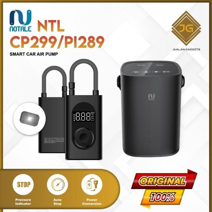Notale Electric Air Pump Pompa Ban Sepeda Motor Mobil