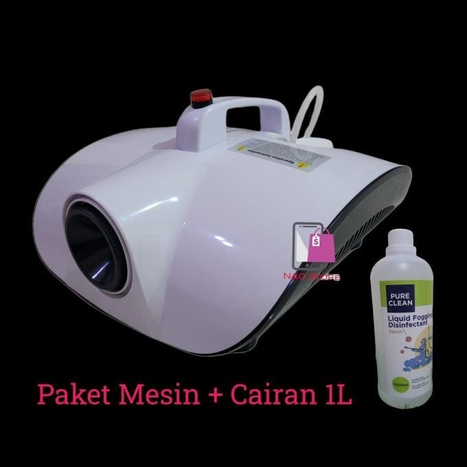 Promo - Paket Bundling - Mesin Foging + Cairan Foging 1L