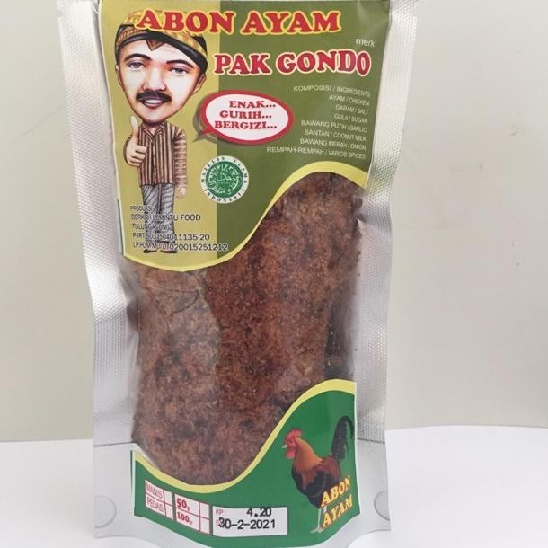 

rt-342 Abon Ayam Pak Gondo Berkualitas