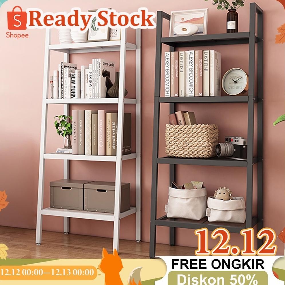 Rak Besi Susun Rak pajangan Rak Buku Minimalis Rak Serbaguna 151x60CM
