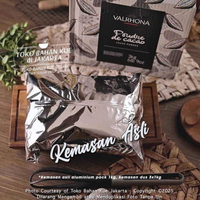 

Valrhona - Pure Cocoa Powder 1Kg Coklat Bubuk Cacao Powder Kakao