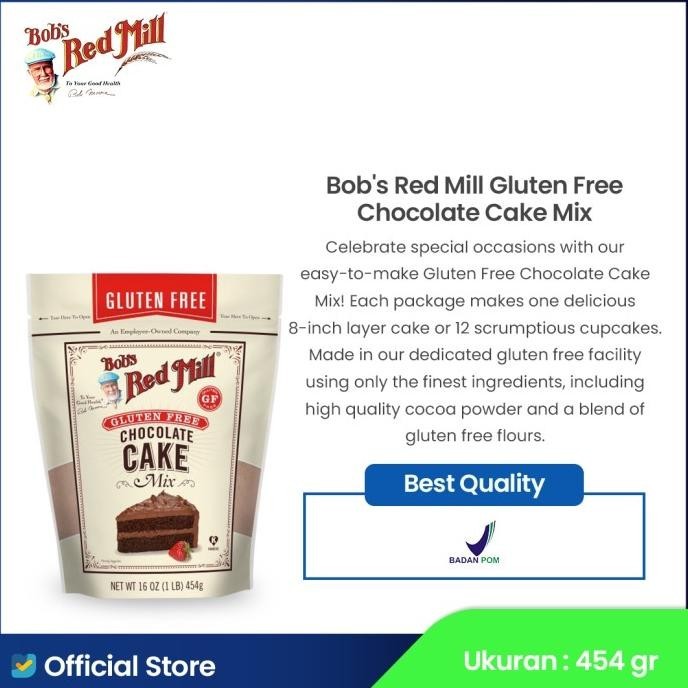 

Bob'S Red Mill Gluten Free Chocolate Cake Mix 454 Gr