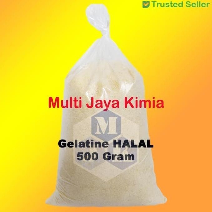 

Gelatine / Gelatin Bloom 150 Halal 500Gram