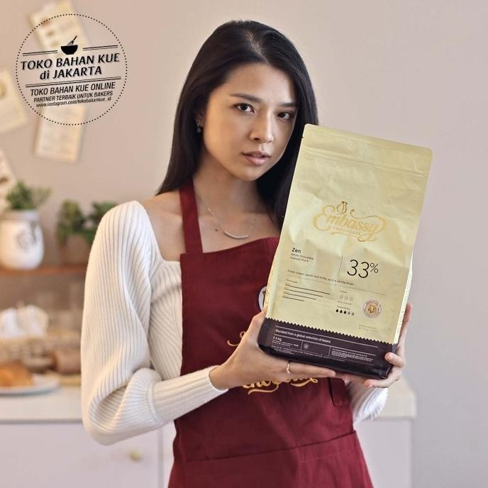 

Tulip Embassy Chocolate - Zen 33% 2,5Kg White Couverture Cokelat Putih
