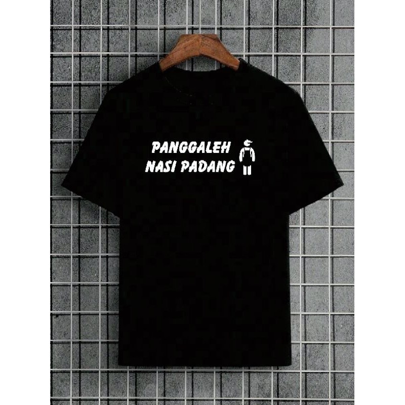 BAJU KAOS MINANG "PANGGALEH NASI PADANG" FREE STICKER COMBAD 24s KAOS TERBARU