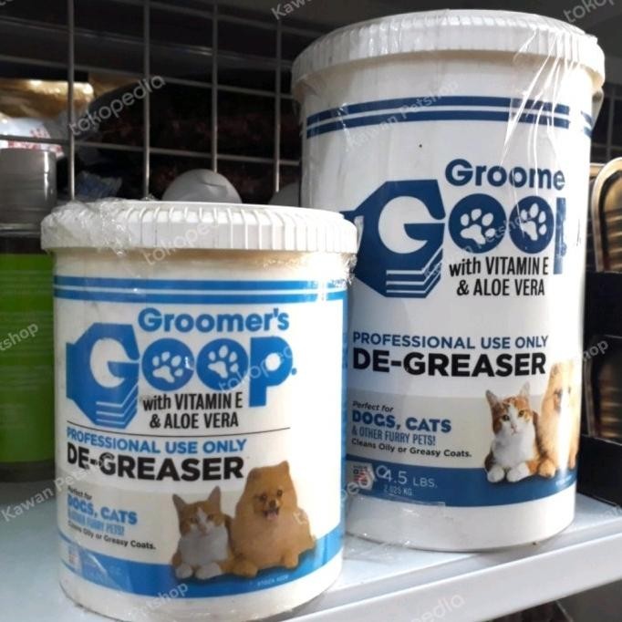 Goop Groomer Degreaser Pemutih Bulu Kucing Anjing Goop Groomers