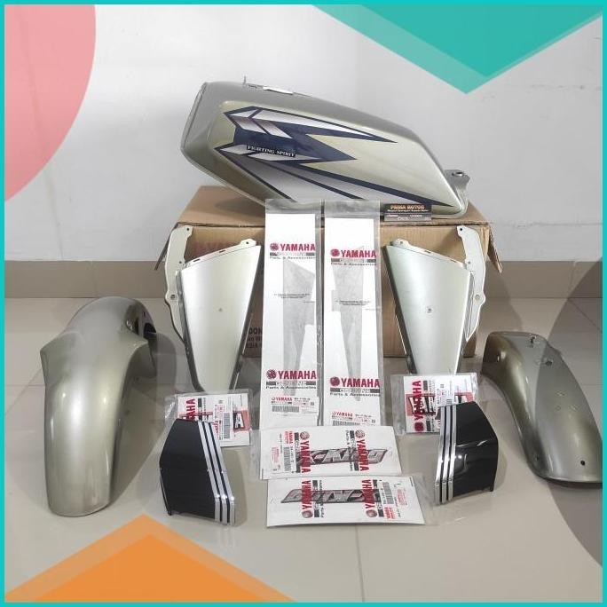 TANGKI BENSIN RX KING GOLD 2002 SET TANGKI RX KING 2002 GOLD ORI YAMHA