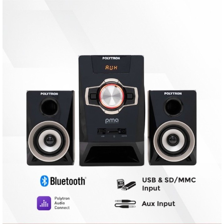 Polytron Multimedia Speaker Pma 9321 Bluetooth Pma9321