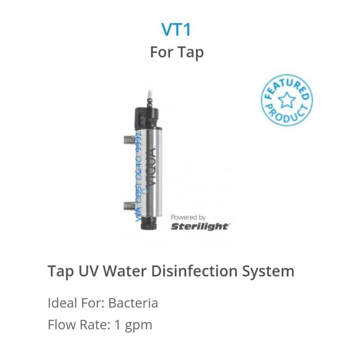 Viqua Uv System Vt1 1Gpm / 4 Lpm