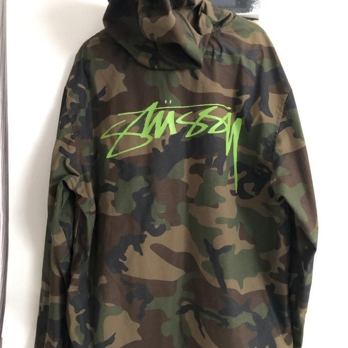 JAKET STUSSY WINDBREAKER CAMO ORIGINAL