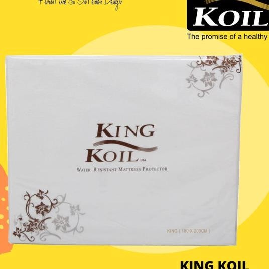 King Koil Mattress Protector Fitted Waterproof / Cover Matras Kasur