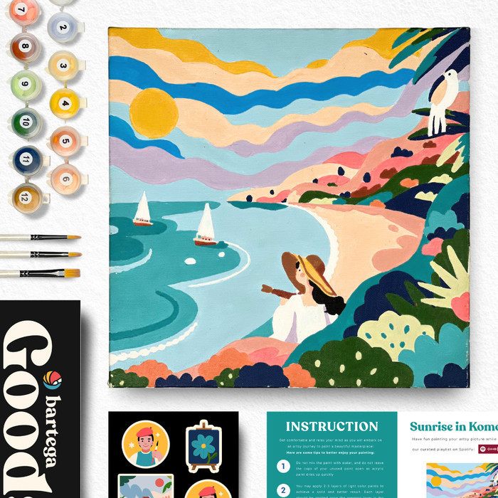 

Bartega Paint By Number - Sunrise In Komodo