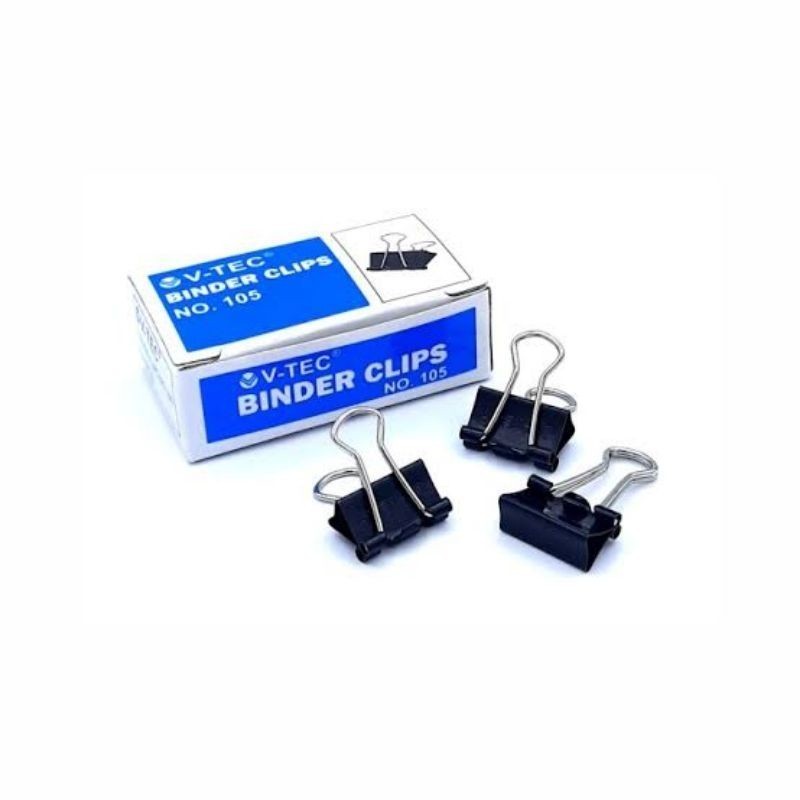 

V-TEC BINDER CLIP 105 PER PAK