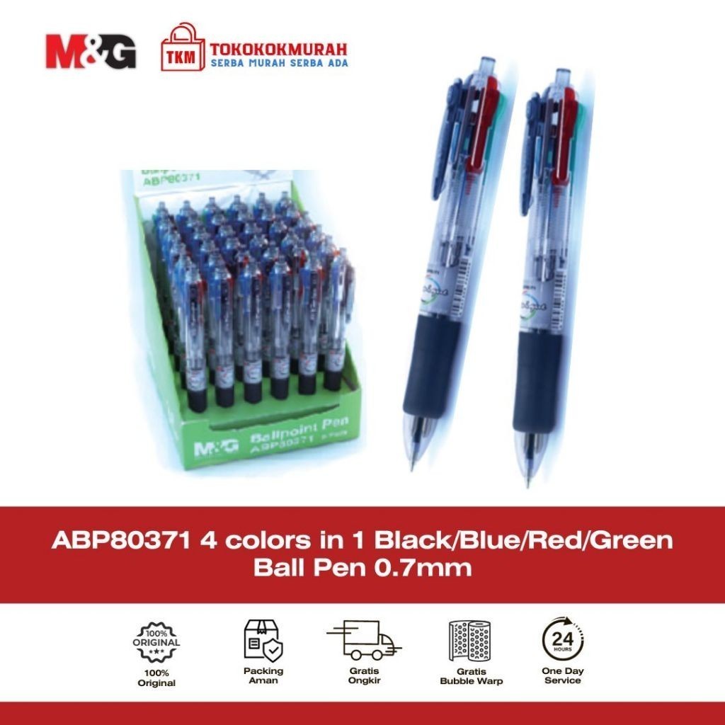 

M&G 4 colors in 1 Ball Pen 0.7mm ABP803R5803R5