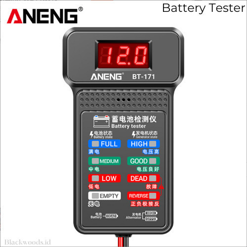 BT-171 Alat Tes Aki Mobil Test Battery Cek Aki Motor Detektor Baterai Mobil Test Aki Mobil Battery