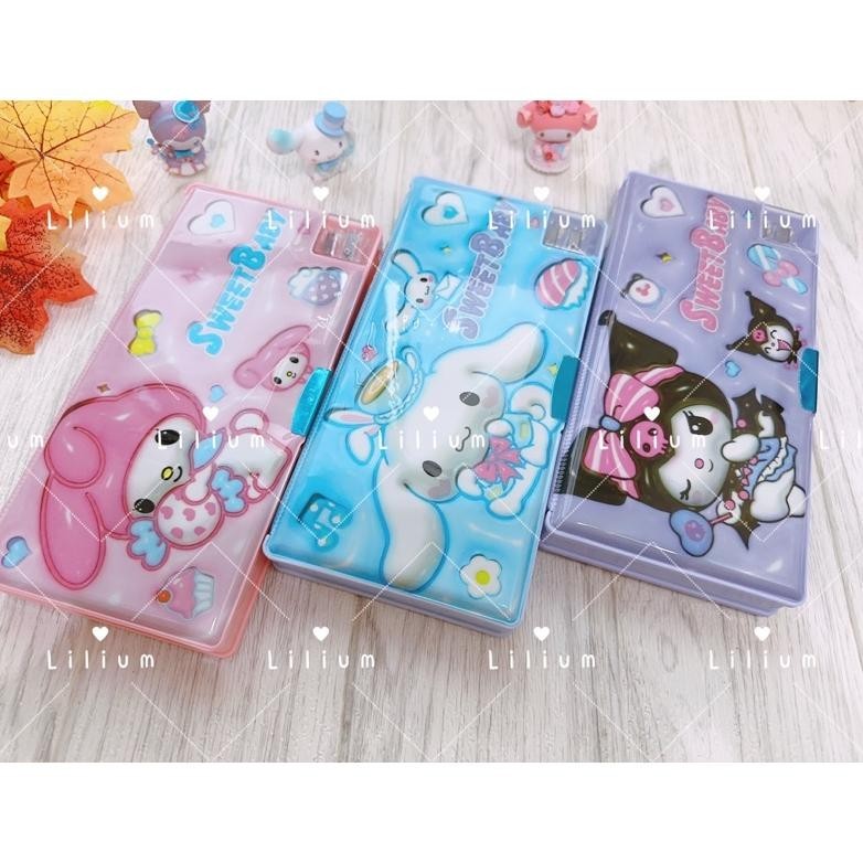 

Lij-56 Kotak Pensil Magnet Sanrio Atk013 Kuromi Cinnamoroll Melody Hemat