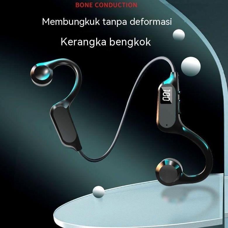 gd-5 Model Baru Konduksi Udara/mp3 headset memory card/Earphone Bluetooth Nyata/Kenakan di leher bel