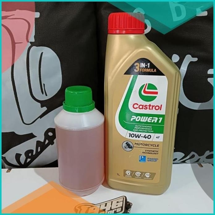 Paket Oli Mesin Vespa Sprint / Primavera / LX / S / GTS 3V Iget 1300ml