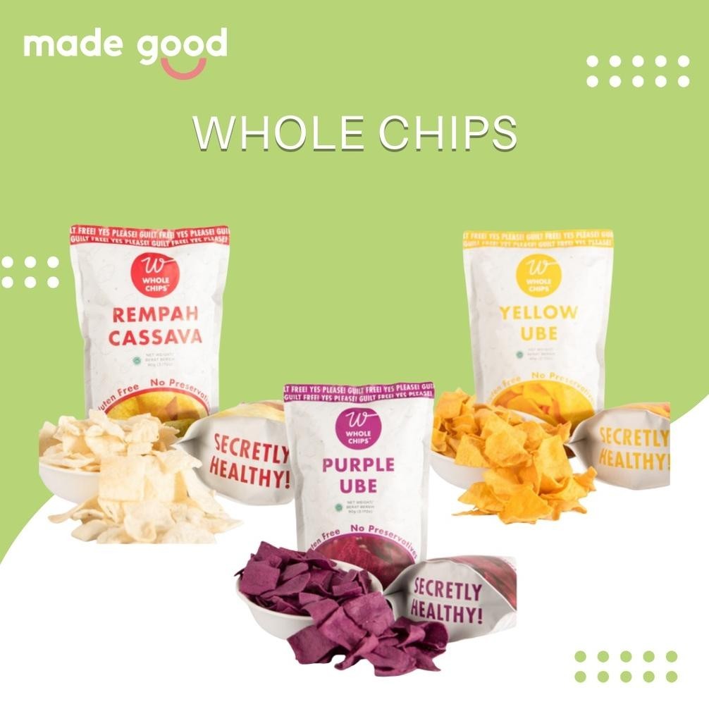 

ter-46 Whole Chips Yellow Purple Cassava 90 gr Sale