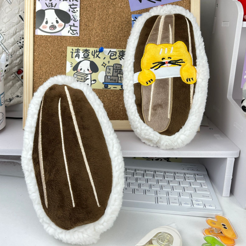 

Plush New Melon Seeds Pencil Case/Cute Large Capacity Good-looking Stationery Box/Student Stationery