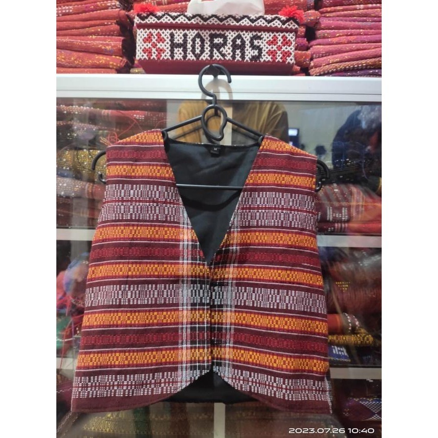 rompi anak / rompi ulos batak / rompi ragihotang